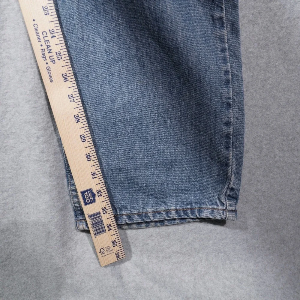 Levi's Jeans Mens 36x34 Blue 505 Straight Fit Medium Wash Denim Five-Pocket